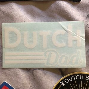 Dutch Dad Dutch Bros Sticker